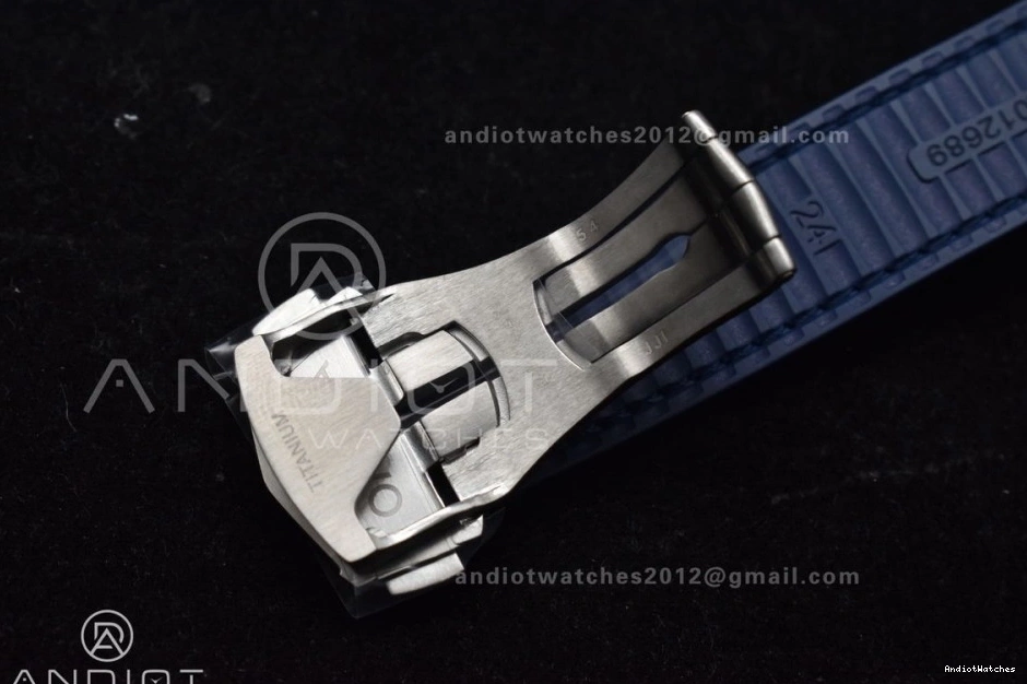 Blue Ceramic A8900 Gummy Blue Strap Super 1:1 Clone VSF Blue Edition Constellation on Dial Breathable Best SS 546 0812